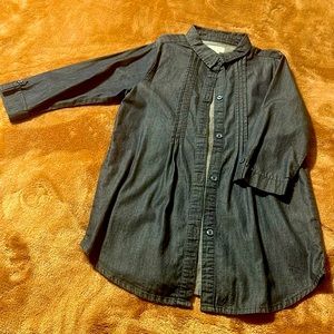 Denim Button Down Shirt.